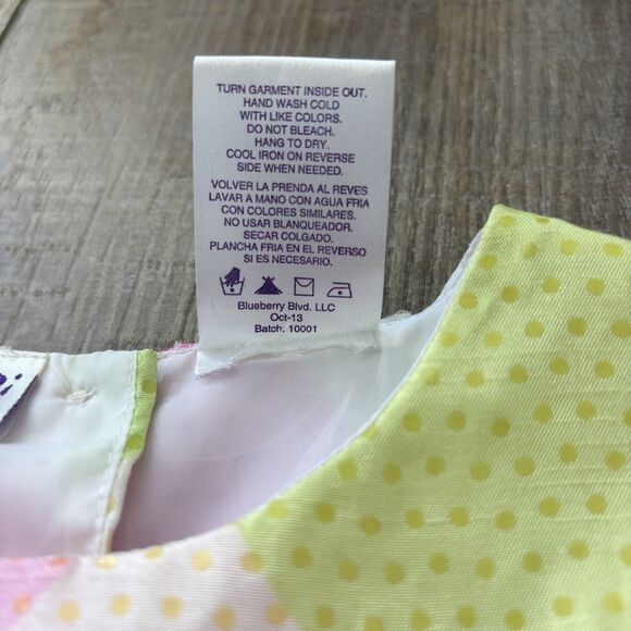 Blueberi Boulevard Girls Dress Size 3T Pink Wedding Sparkle Spring Easter NWT - Picture 9 of 13